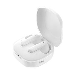Fone de Ouvido Bluetooth QCY HT05 Melobuds ANC, Cancelamento de Ruido Ativo, 40db ANC Headphone com 6 Microfone, Fone sem fio 30 Tempo de Jogo (Branco)