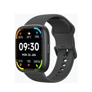 Relógio Smartwatch Em Toque Alexa Ip68 Bluetooth 5.3 Caixa Branco Pulseira Preto Bisel Preto Desenho Da Pulseira Milanese