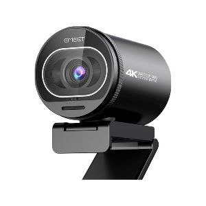 EMEET Webcam 4K para PC, webcam S600 com sensor Sony, 2 microfones de redução de ruído, FOV de 65° a 88°, foco automático TOF, capa de privacidade rotativa integrada, 1080p