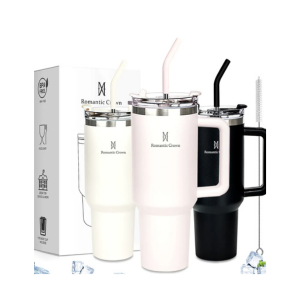 Copo Térmico Gigante 1,2l Inox Com Tampa E Inox Canudo