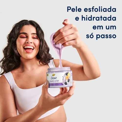 Dove Sabonete Esfoliante Amora & Frutas Cítricas 280g - Imagem 3