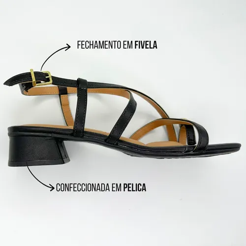Sandália Feminina Casual De Dedo Metalizada Vizzano Original